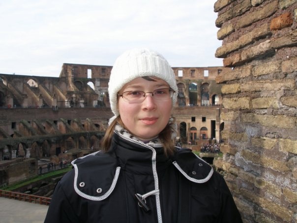 я в Риме зимой 2009 года