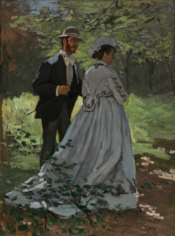 Claude Monet - The Walkers (1865)