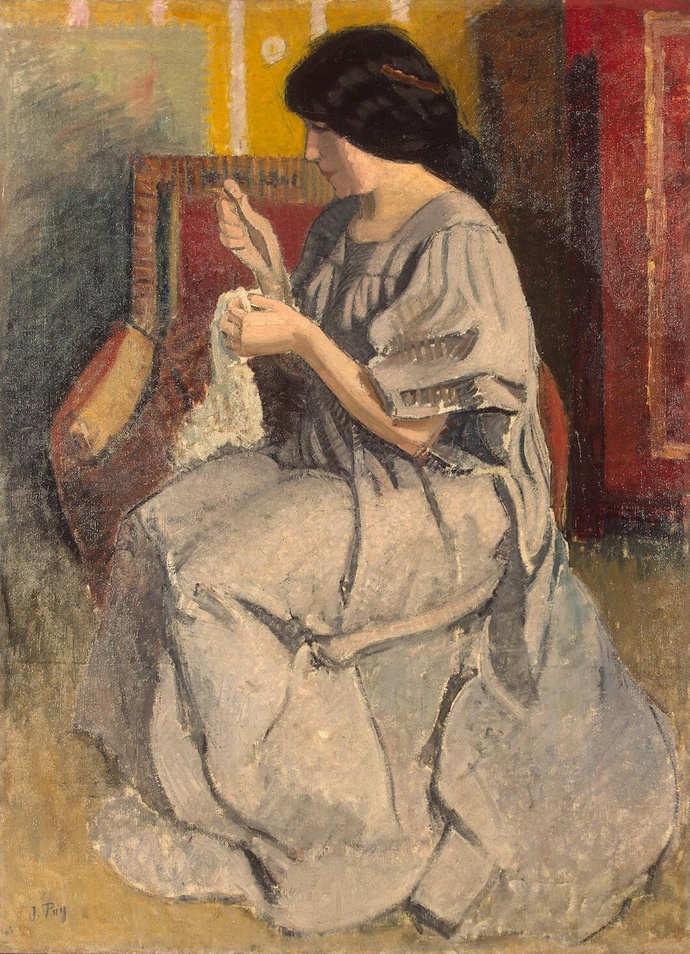 Пюи, Жан - Портрет жены художника