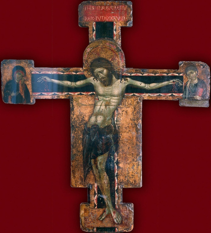 Уголино ди Тедиче - Крест с изображением распятия