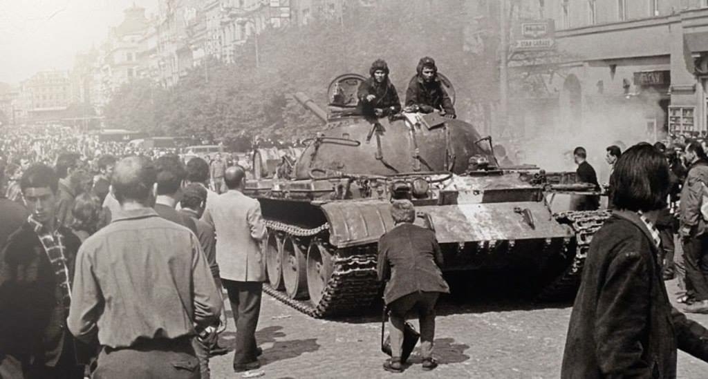 Ввод войск в чехословакию карта